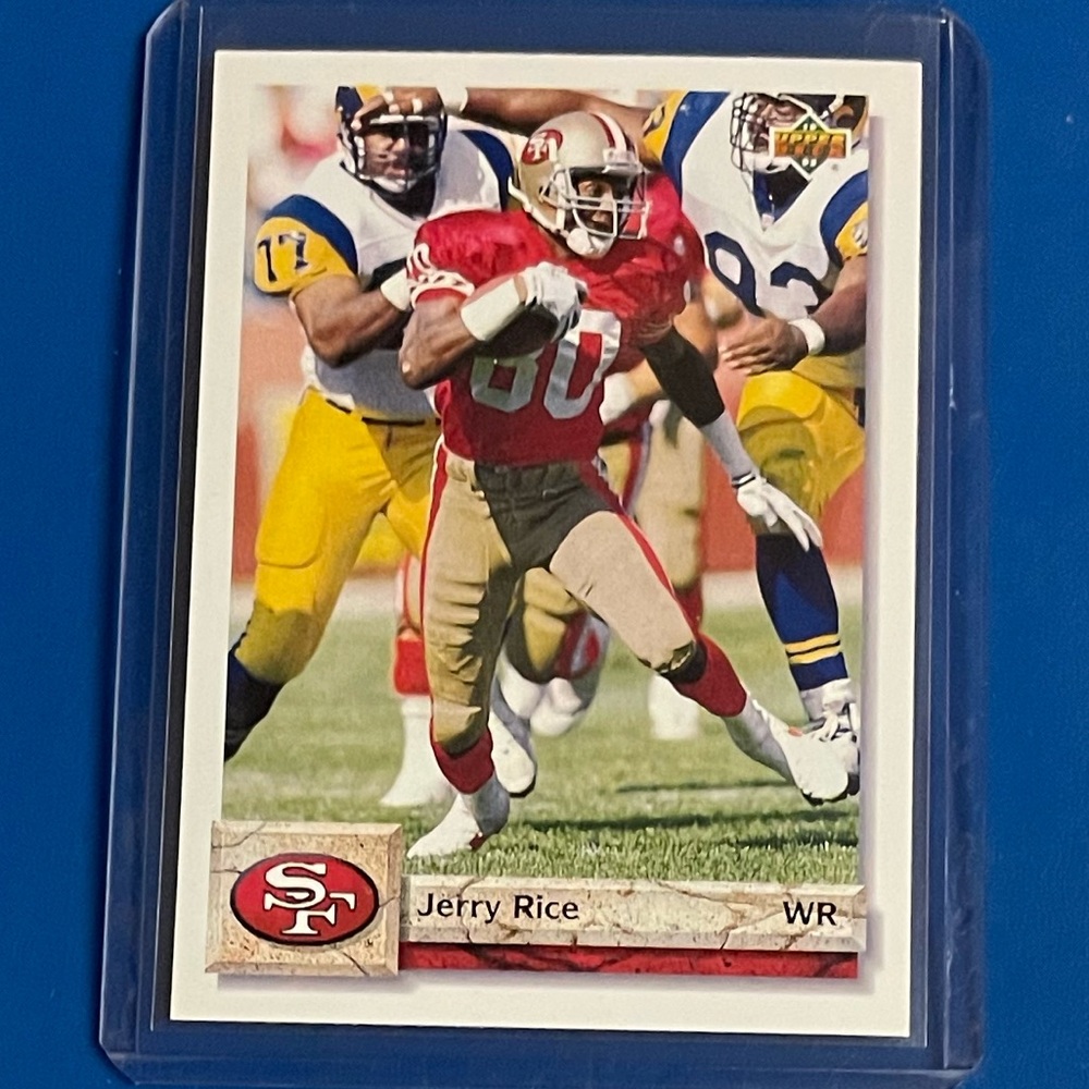 Jerry Rice #616 1992 Upper Deck Football Trading Card